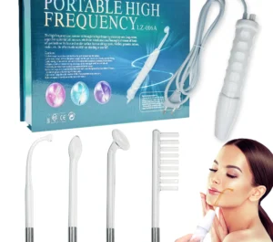 Portable High-Frequency Electrotherapy Wand: Anti-Aging & Acne Treatment
