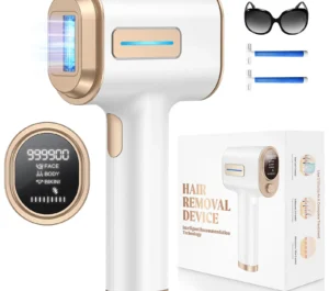 Permanent IPL Hair Removal: Painless, At-Home Solution with 999,900 Flashes & 9 Power Levels