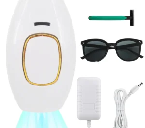 IPL Permanent Hair Removal Device for Women & Men - At-Home Laser Hair Removal Kit with Goggles & Shaver