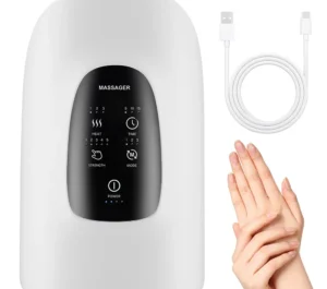 Heat & Air Compression Acupoint Hand Massager for Pain Relief