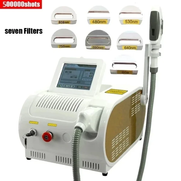 IPL Machine with Cool-Touch Handpiece: Professional Hair Removal & Skin Rejuvenation System