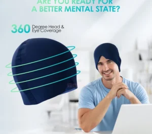 360° Hot/Cold Migraine Cap: Full Coverage Gel for Headache & Pressure Relief