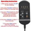 Car Seat Massage Cushion with Heat & Vibration for Back Pain Relief - Home, Office & Auto - Image 2