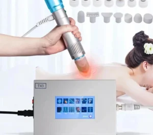 T43 Handheld Shockwave Massager - Electric Muscle Stimulator for Back & Body